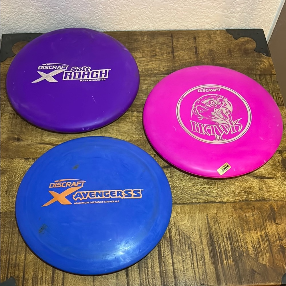 Discraft Disc Golf Set - Purple, Pink, Blue
